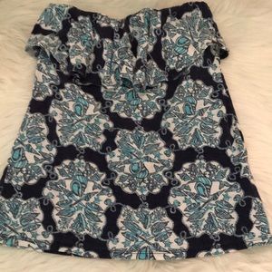 Cute Lilly Pulitzer strapless top